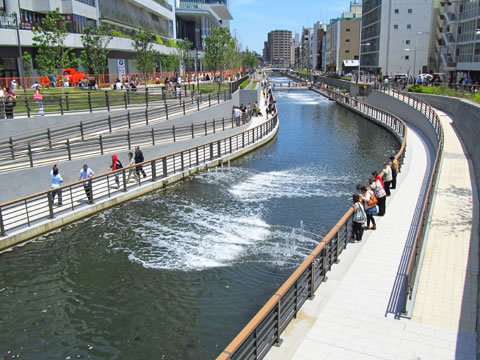 公園噴水図鑑 おしなり公園 東京都墨田区