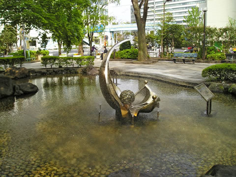 公園噴水図鑑 黎明橋公園 東京都中央区